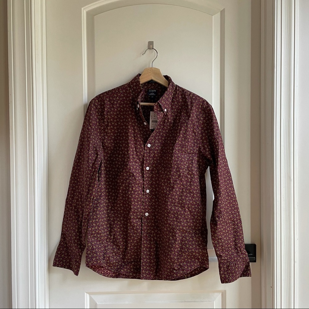 J. Crew Flex Washed Button-Up (Slim Untucked)